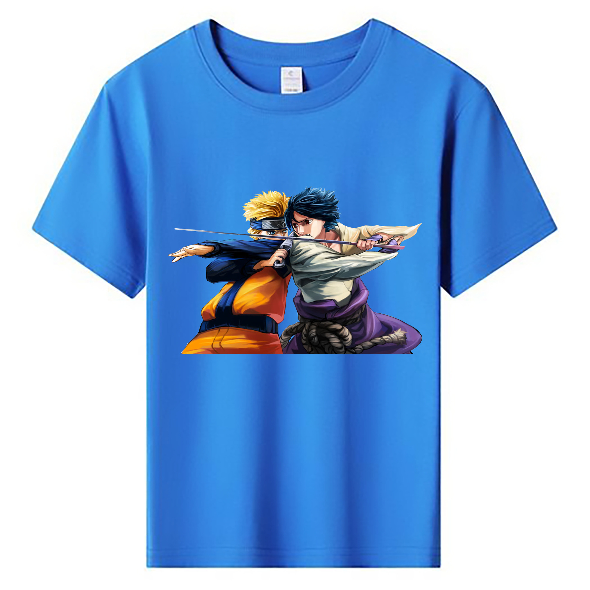 （画像用） NARUTO -ナルト- うずまき ナルト Uzumaki Naruto 綿100％キッズTシャツ（フロントプリント）